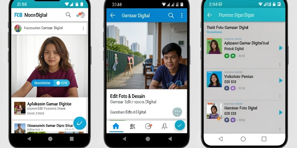 Tampilan antarmuka pengguna FO8 untuk pengeditan gambar digital.
