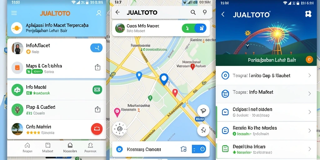 Tampilan antarmuka JUALTOTO yang menampilkan informasi kemacetan real-time.