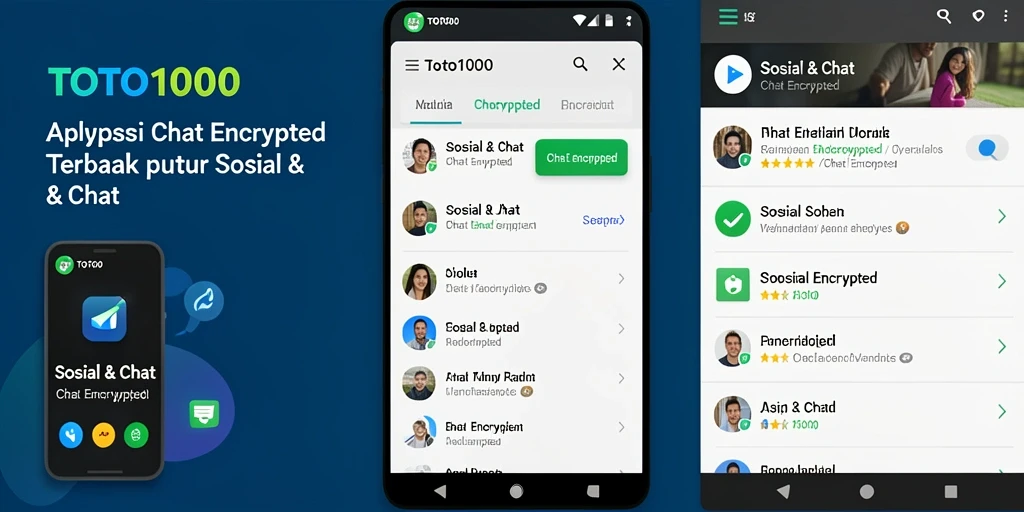 Antarmuka TOTO1000 yang aman dan user-friendly untuk chatting.