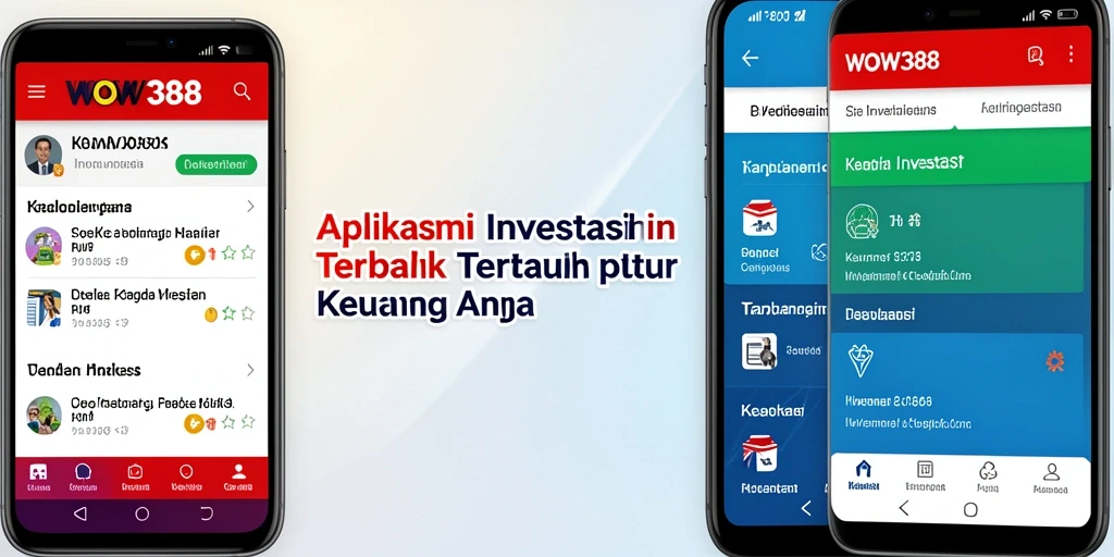 Tampilan antarmuka aplikasi WOW388 yang modern dan intuitif.